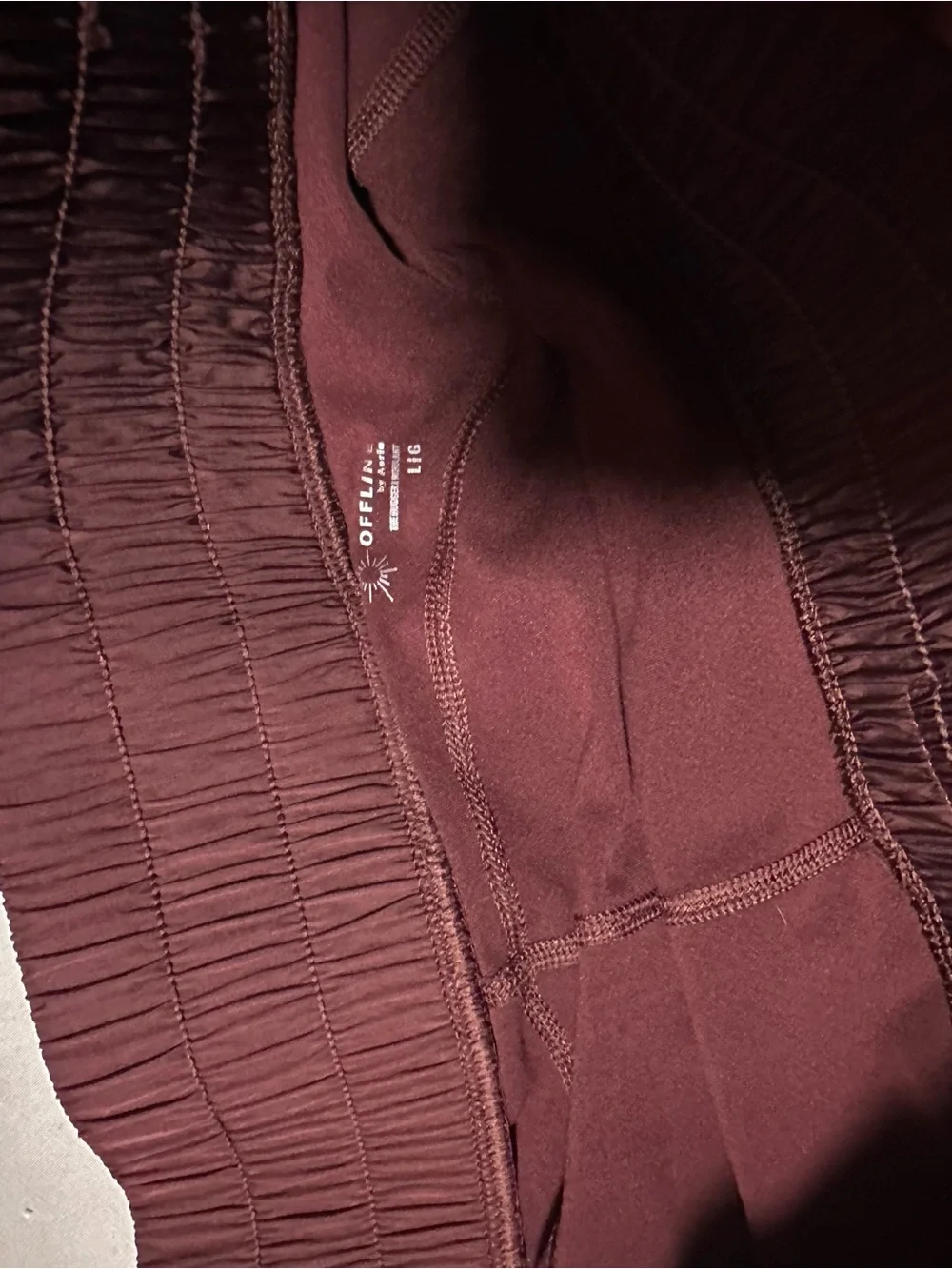 OFFLINE Maroon Women's Athletic Shorts - Lightweight Run Shorts